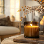 Rôzne vône a arómy vo forme esenciálnych olejov na stole